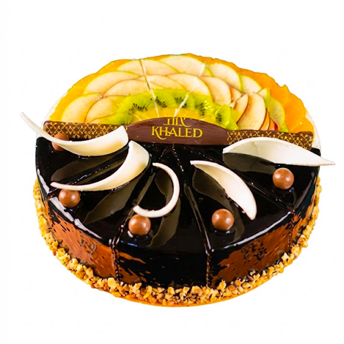 تورته كلاسيك نص ونص قاعات