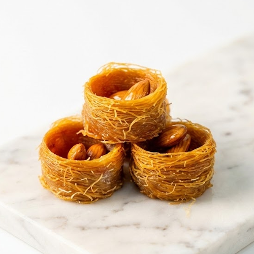 كنافة اساور مكسرات