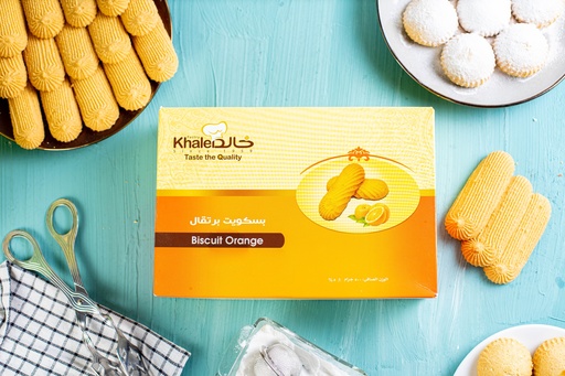 [525] علبه بسكويت برتقال 500 جرام