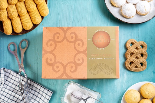 [530] علبه بسكويت قرفه 500 جرام